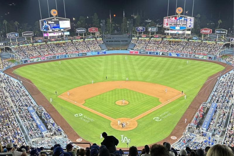 ロサンゼルスのドジャー スタジアム