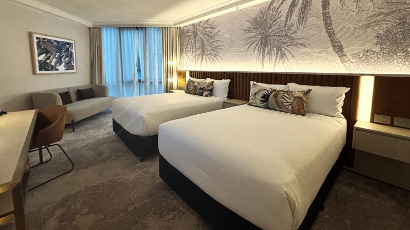 お部屋の中はゴテゴテしすぎずモダンラグジュアリーといった感じ。好き♪