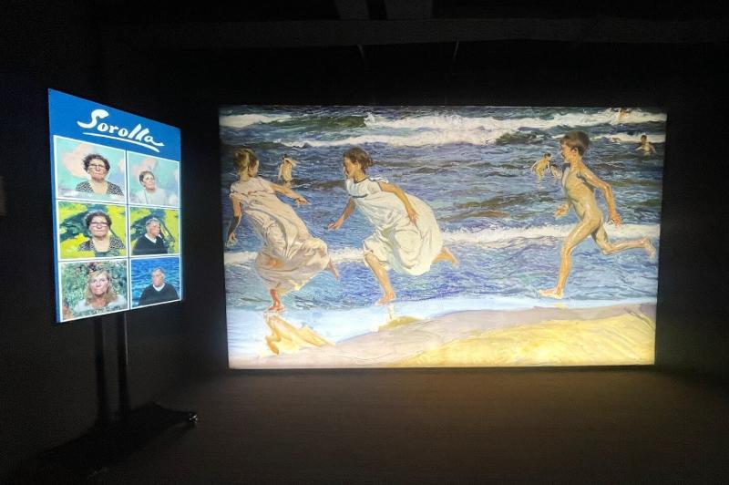 ホアキン ソローリャの作品『Running along the Beach』