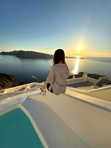 カリスマ スイーツからの夕日