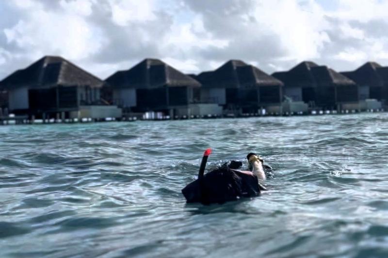 午後は、早速シュノーケリングをしました。海の透明度が高く、お魚がたくさん見られました!
