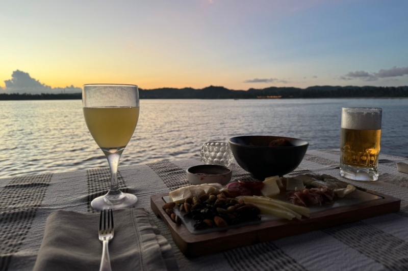夕日に映えて、何倍もおいしそうに見えますね!