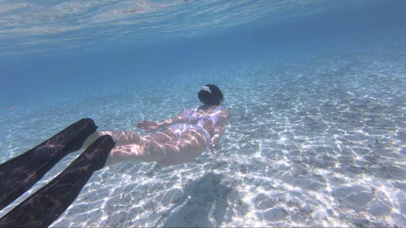 海の中も撮影ができるカメラを持っていくのがおすすめ