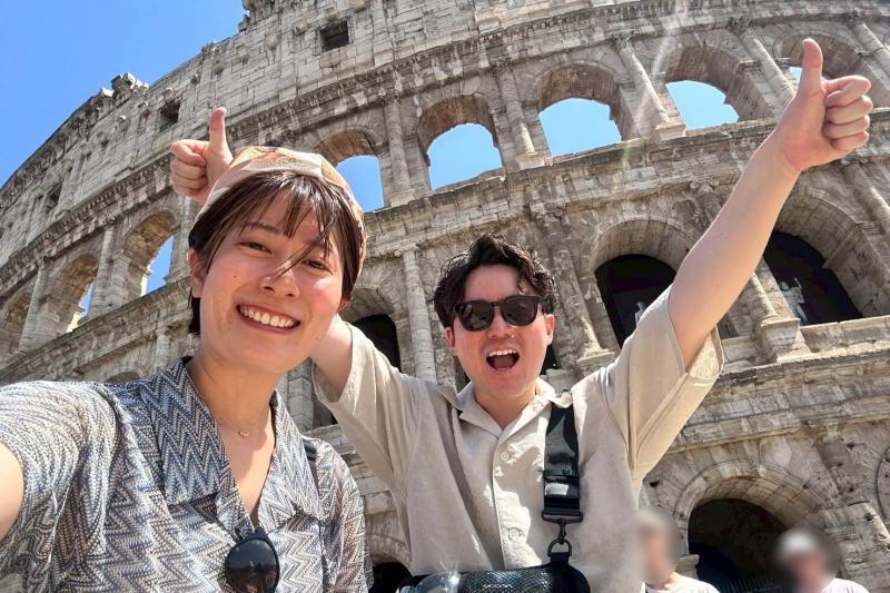 ローマのコロッセオは、噂に違わぬ迫力でした!