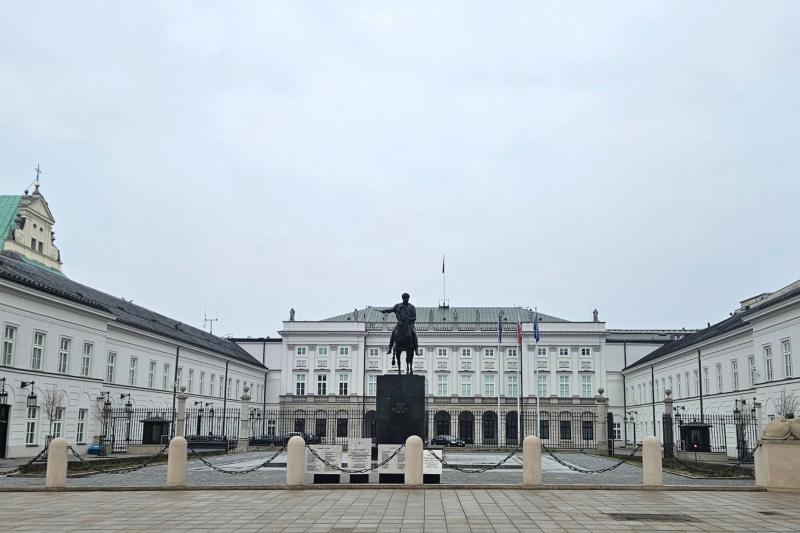 ショパンが最初にコンサートを開いた大統領府