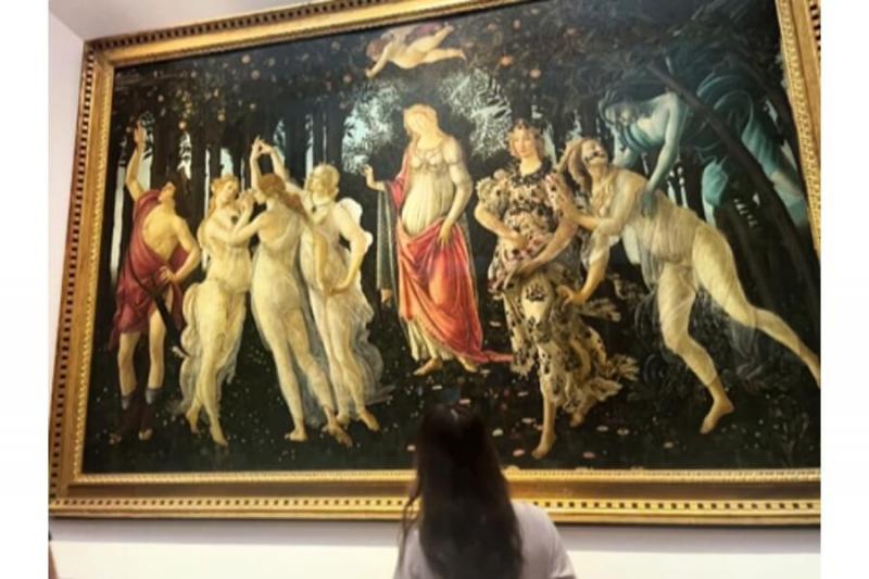ウフィツィ美術館。教科書で見た作品が目の前に…