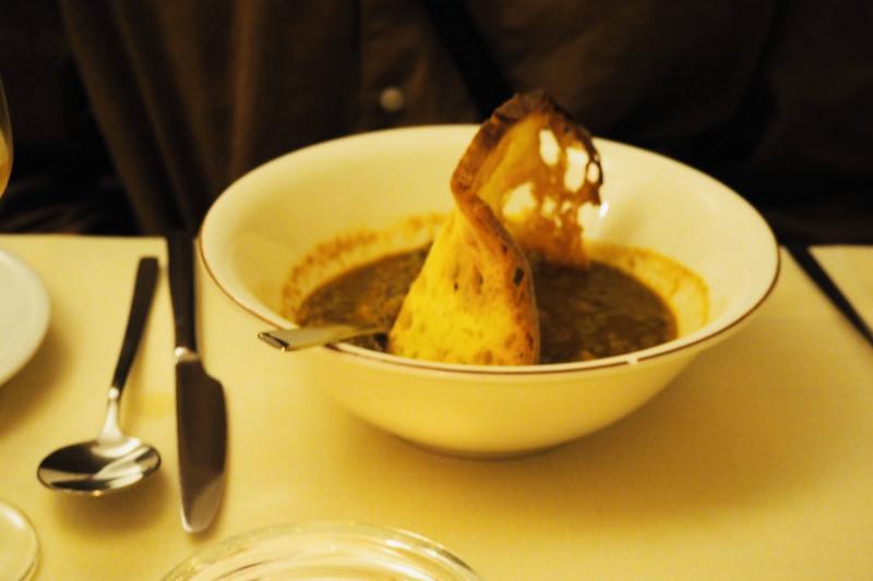 1. スローフードメニューのひよこ豆のズッパ