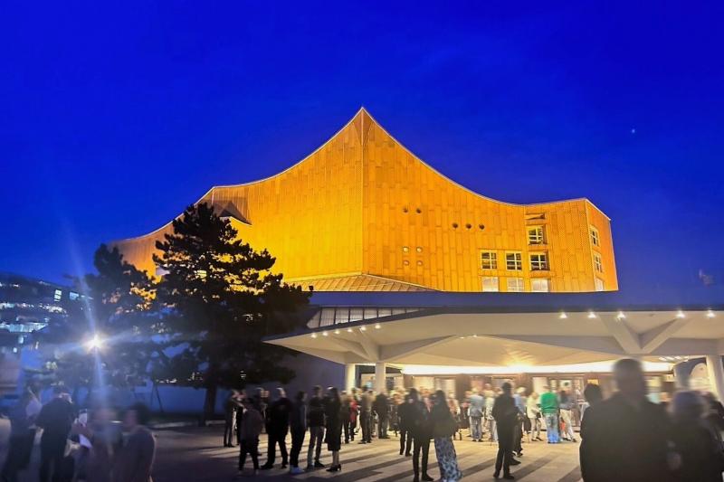 念願のフィルハーモニーホール(ベルリン)