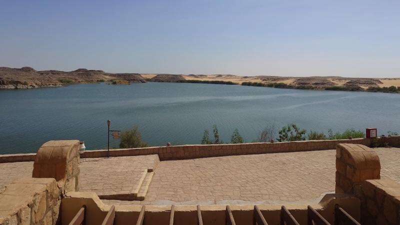 ホテルからのナセル湖の景観