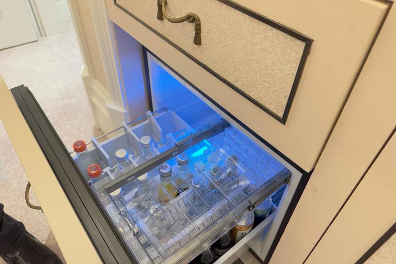 冷蔵庫。ソフトドリンクは無料♪