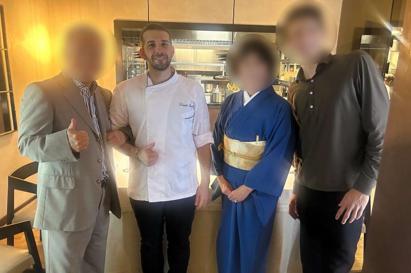 この写真はその時の1枚です。最終日のディナーで利用したレストラン「Cucina」は、全体を通して、雰囲気、料理、ワイン、サーブ、その他もてなしについても充分に満足しました。