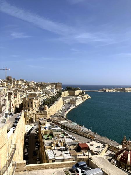 マルタの首都、バレッタの風景