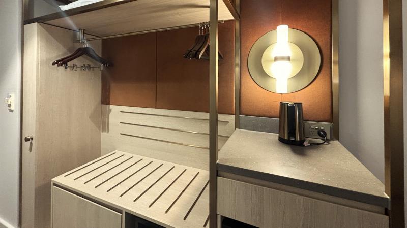 バゲージラックも十分な広さです