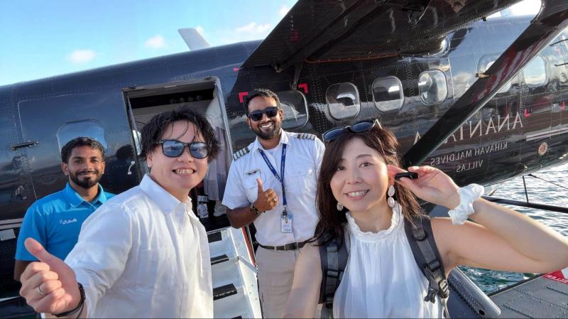 水上飛行機のパイロットさん、かっこよかった!