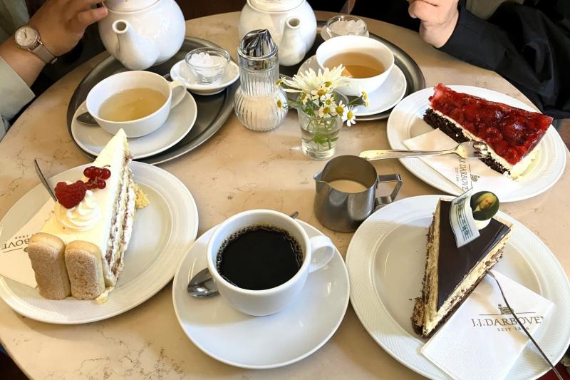 ケーキも1カットが大きめ(ライプツィヒ)