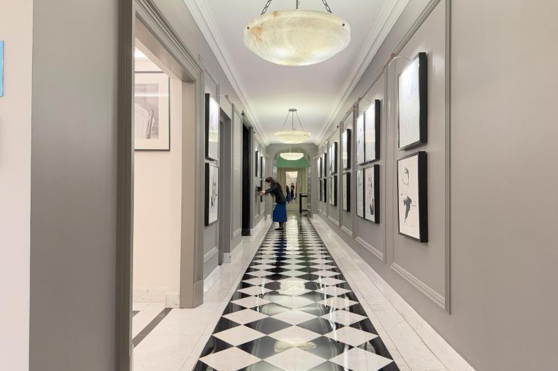 廊下もアーティスティック!