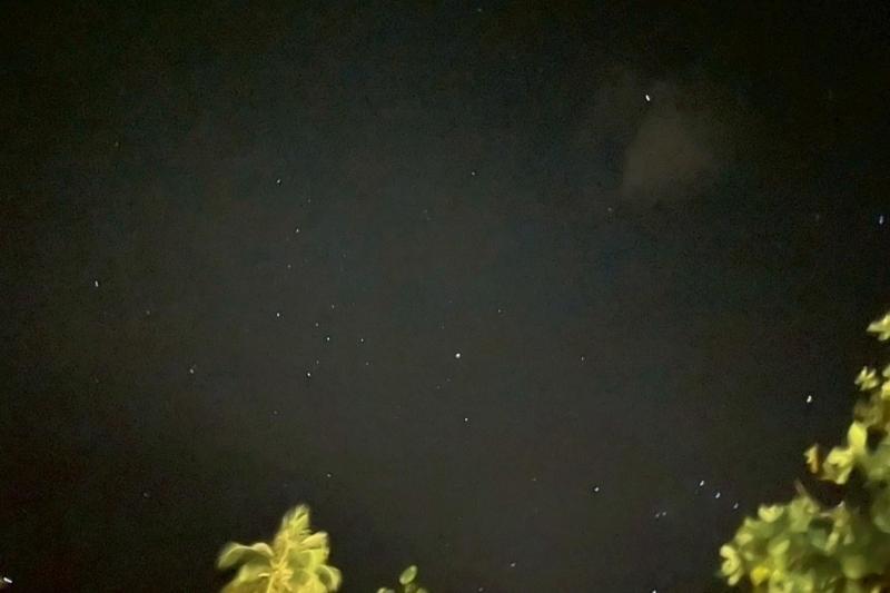 星がキレイで、ぼんやり眺める時間も一興です