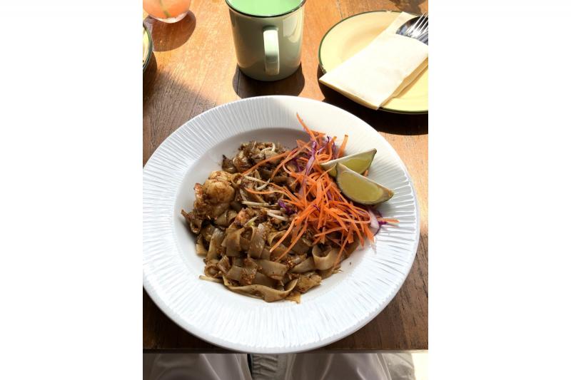 Hawkerで食べたシーフードライスヌードル