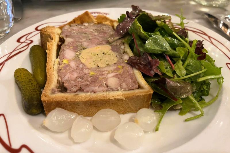 ル ビストロ ド リヨンでの食事