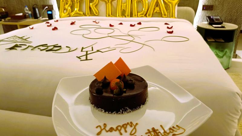 誕生日のメンバーがいました。こんな素敵なサプライズがありHAPPYでした!