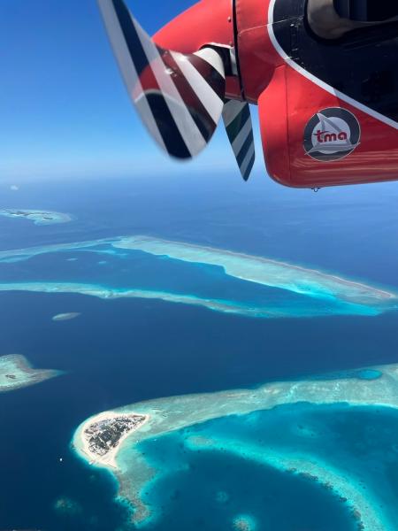 水上飛行機からの景色