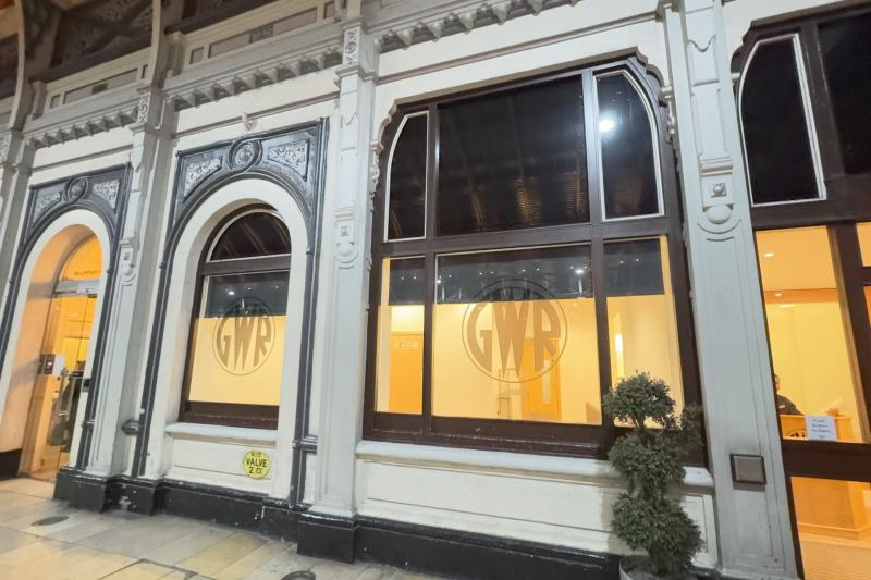 GWRのファーストクラス ラウンジ