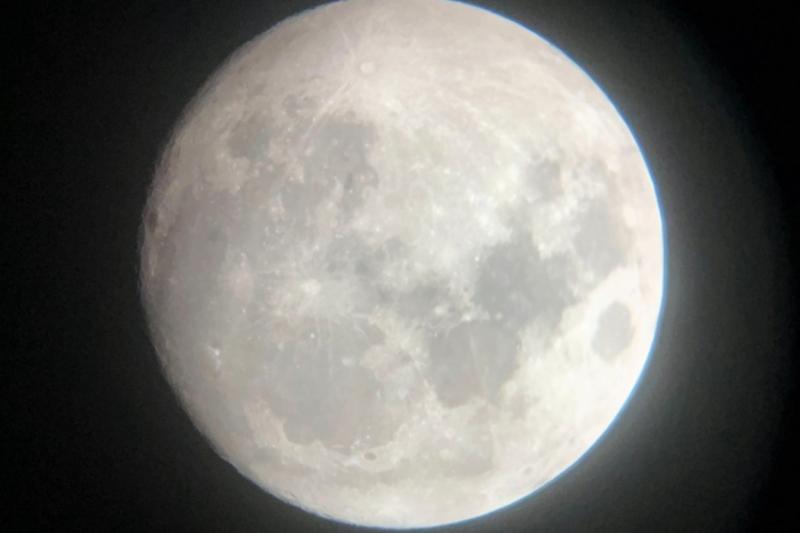 テカポの星空サミットで見せて頂いた月