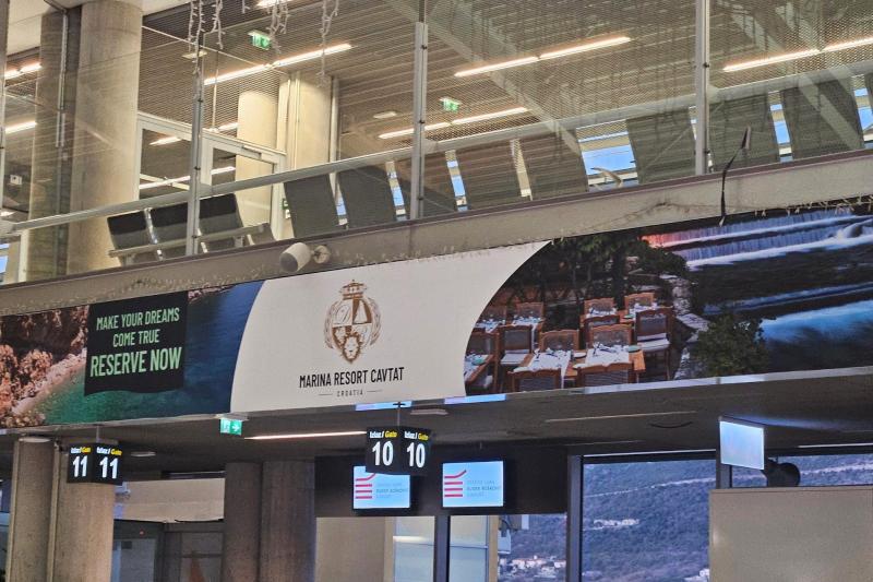 最後まで便名が表示されなかった10ゲートから出発