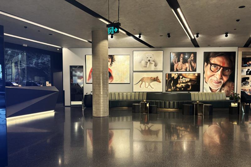 一気にアートな空間に