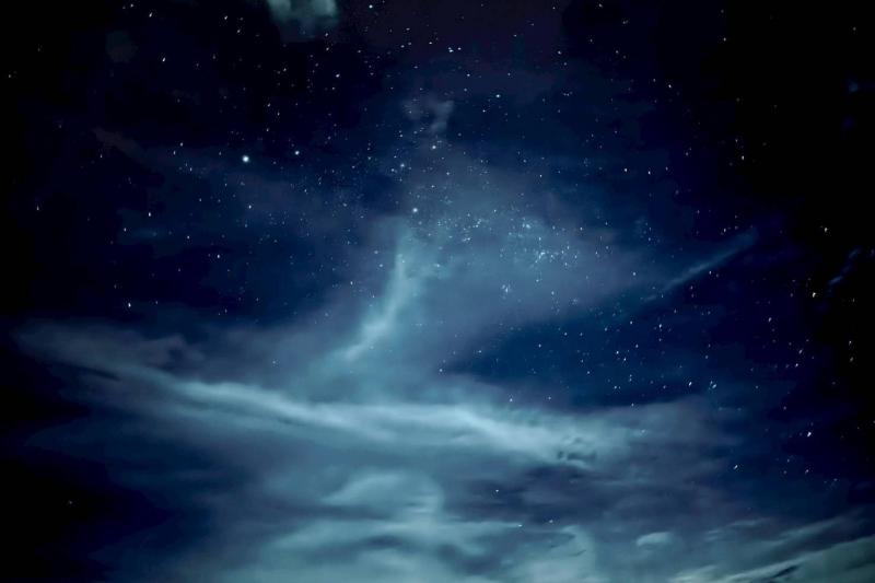 リゾートで星空観賞