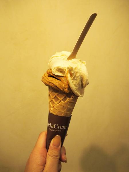 Dela creamでいただいたジェラート