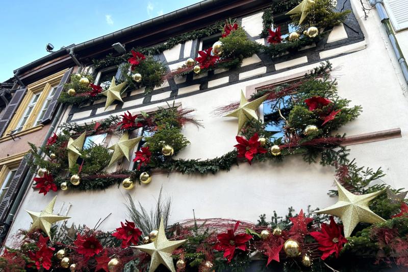 街中がクリスマス
