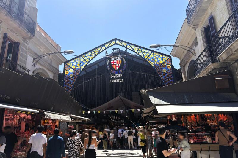バルセロナにあるボケリア市場