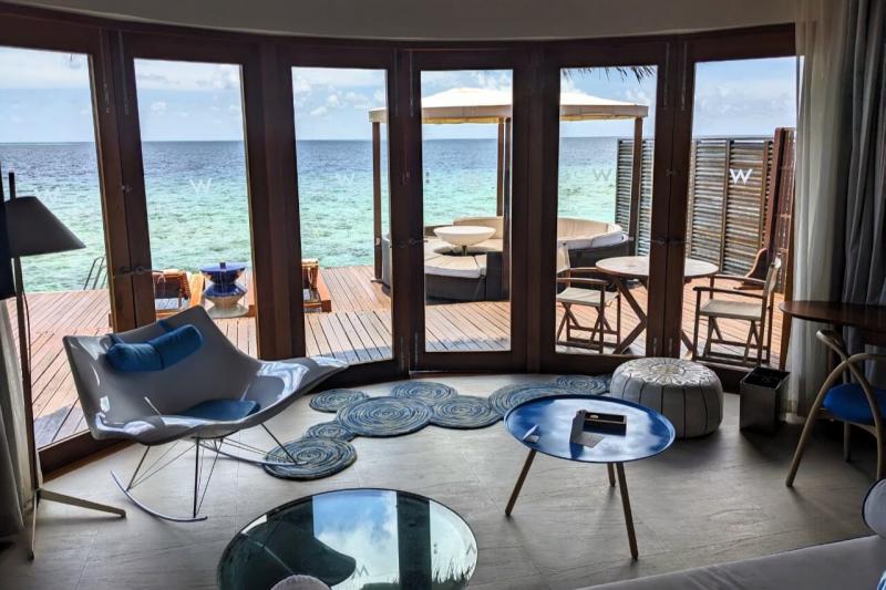 Wモルディブに到着し、お部屋へ！ お部屋の様子です