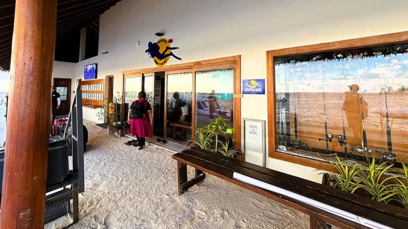 停泊先のダイビングセンター