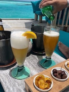 おつまみとビール♪