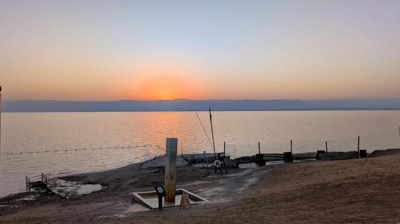 日が落ちてくるととてもきれいなサンセットが見られます