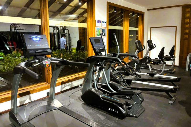 緑を眺めながらランニング