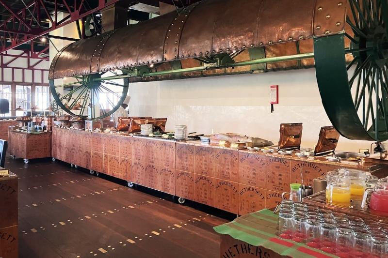 工場の雰囲気が残っているインテリア