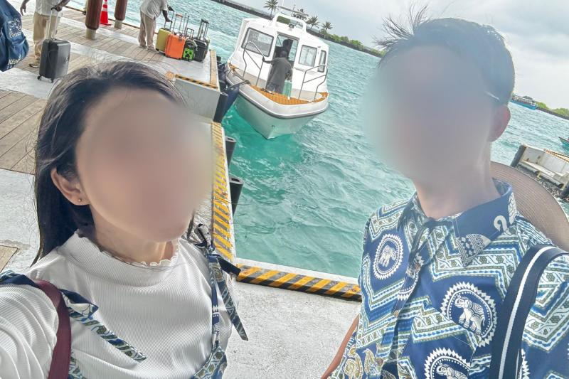 こちらのボートに乗ります！