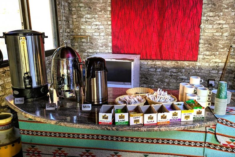 コーヒーや紅茶コーナー