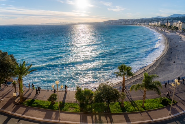 キャッスル ヒルから見たアンジュ湾