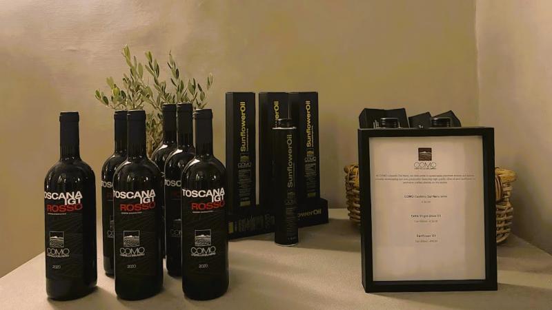 オリーブオイルとワイン