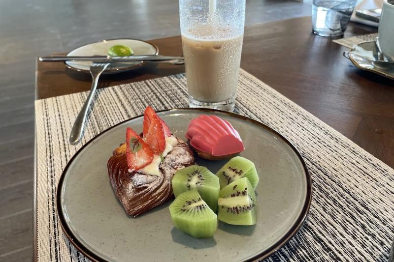 朝食をいただきました