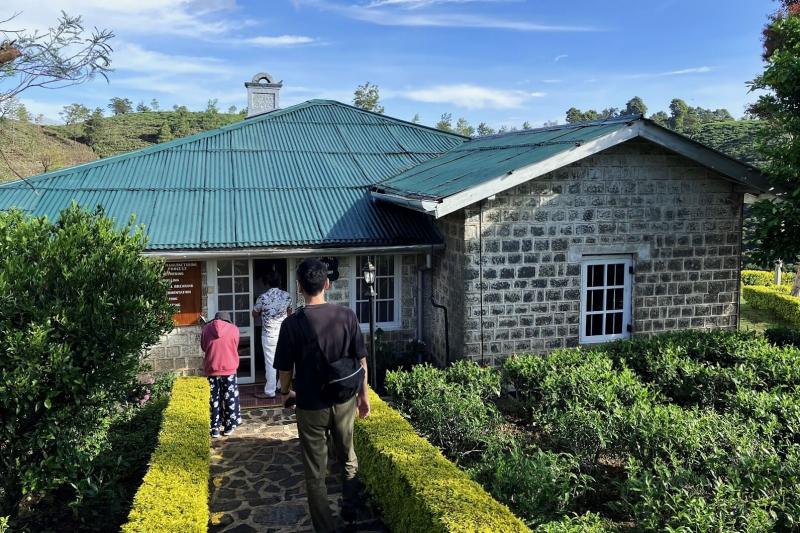 ホテル専用の小さな紅茶工場