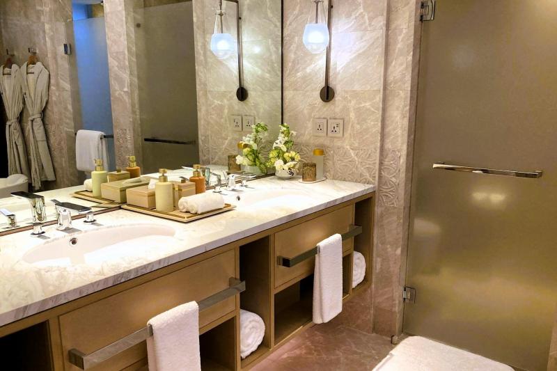 シャワー独立の洗面室