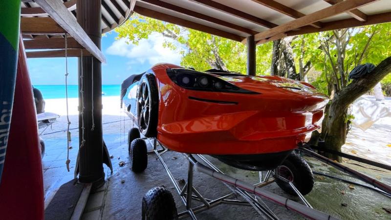 ウォーターカーもあります！ 15分で200ドルでした（2025年9月視察時）