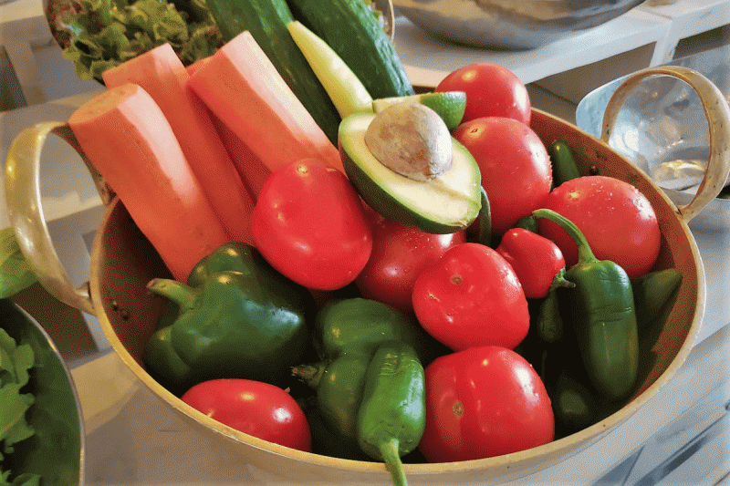 みずみずしく新鮮な野菜は見てるだけで心と体が喜びます