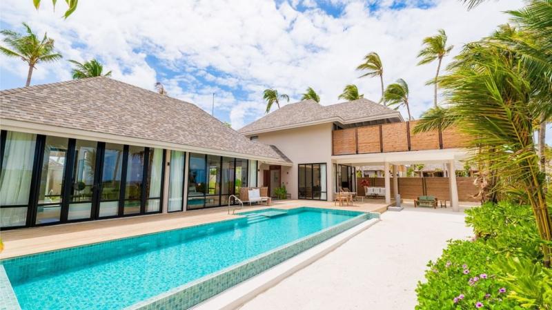 プライベートプール付き2ベッドルームビーチレジデンス