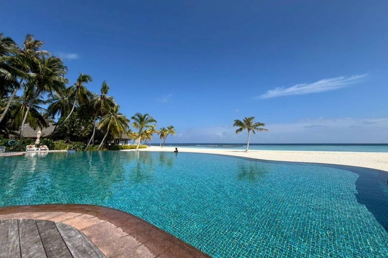 メインプールでは時間を忘れてゆっくりしました